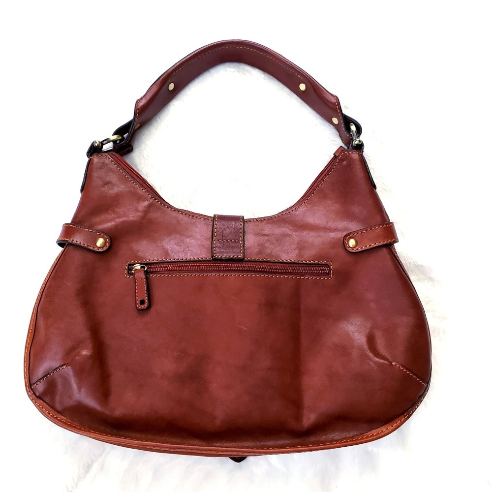 NWOT Handmade Italian Leather Hobo - Picture 2 of 4